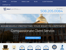 Tablet Screenshot of hebertlawoffices.com